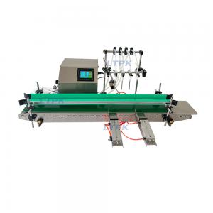 4 nozzles desktop digital thin liquid filling machine 5L/min/nozzle