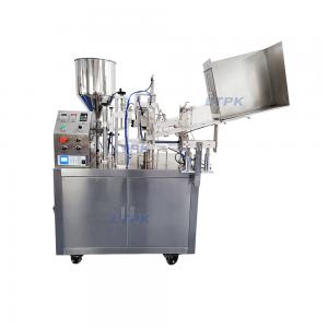 Auto tube loading rotary tube hose filling sealing machine
