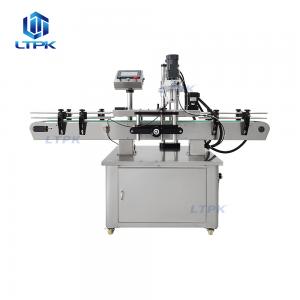 Automatic screw capping machine for plastic caps