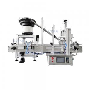 Desktop automatic corking pressing machine with auto cork feeding