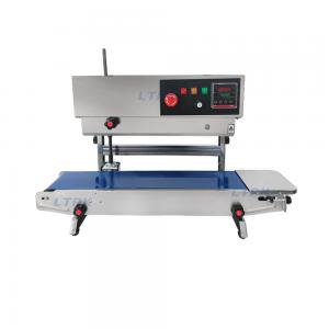 FR770VS vertical continous band sealer in stainless steel