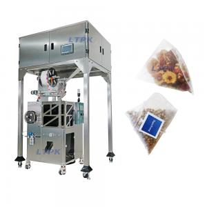 Floral herb triangular blend tea bag weighing filling packing machine