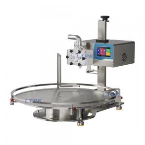 Gear pump filler with rotary table