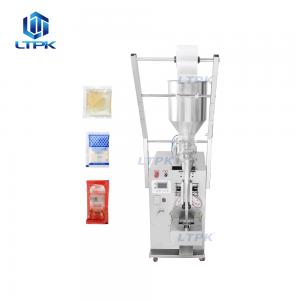 Ketchup sauce oil three sides seal sachet packing machine