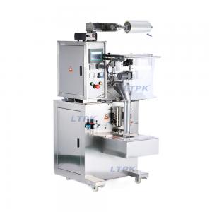 Liquid bag packing machine with piston filler