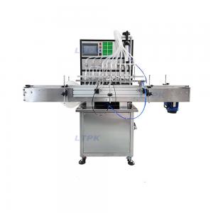 Max load 6L/min automatic 8 nozzles magnetic pump liquid filling machine for wine whiskey juice