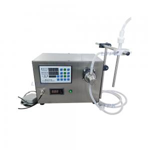 Semi auto single nozzle 4L magnetic pump liquid filling machine