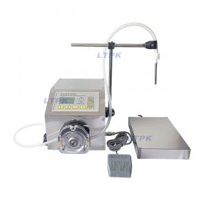 Single nozzle peristaltic pump liquid filler 6L/min