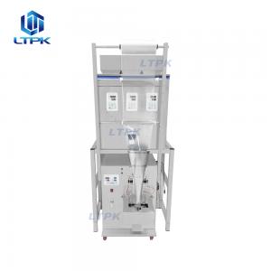 Three sides seal sachet packing machine with 3 weighing doser
